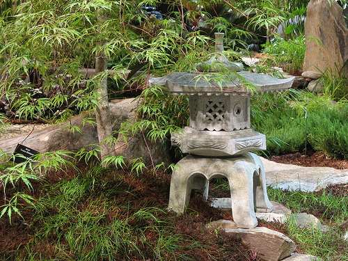 ландшафтный дизайн выставка в бостоне японский сад садовый фонарь 